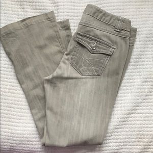 INC Grey flare leg jeans, 10P